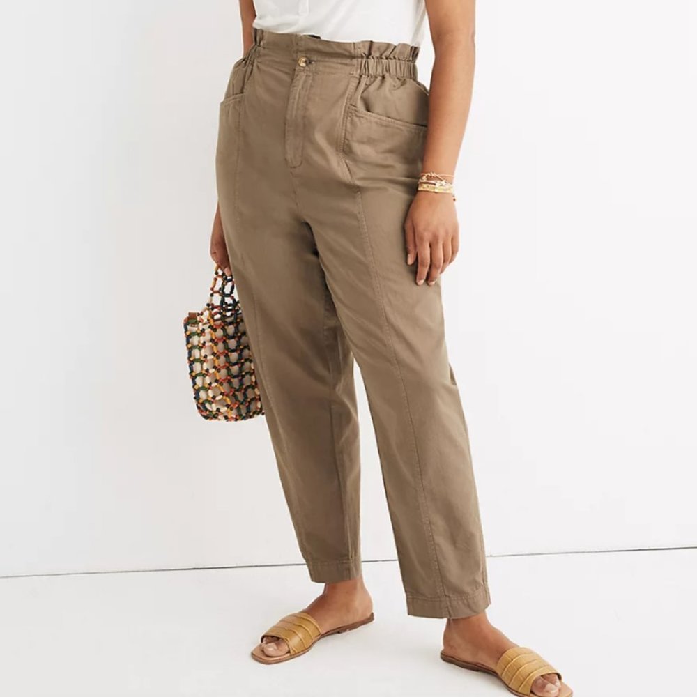 Madewell Pull-On Paperbag Pants (Sz 23)